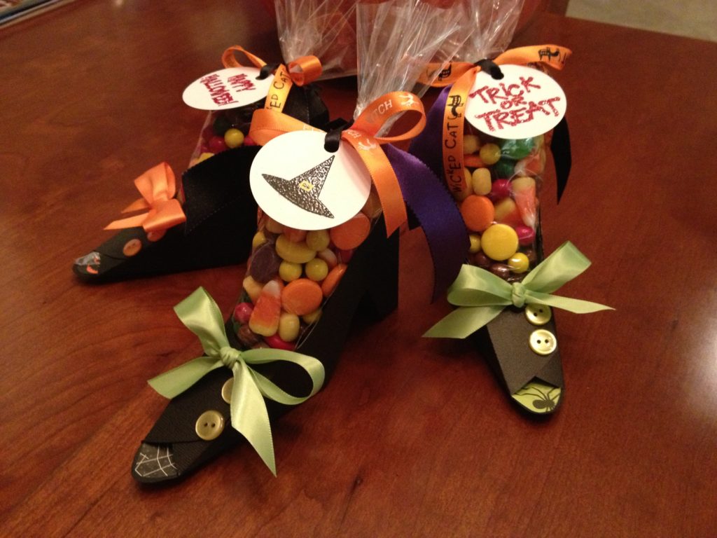 Finished Witch Shoes favors