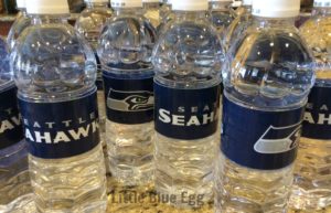 Team water bottles