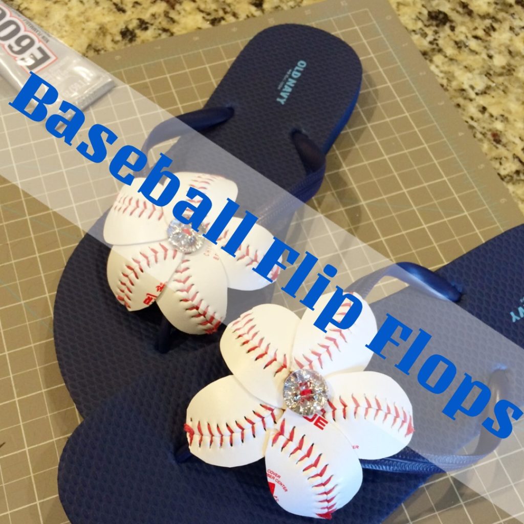 Baseball Flip Flops